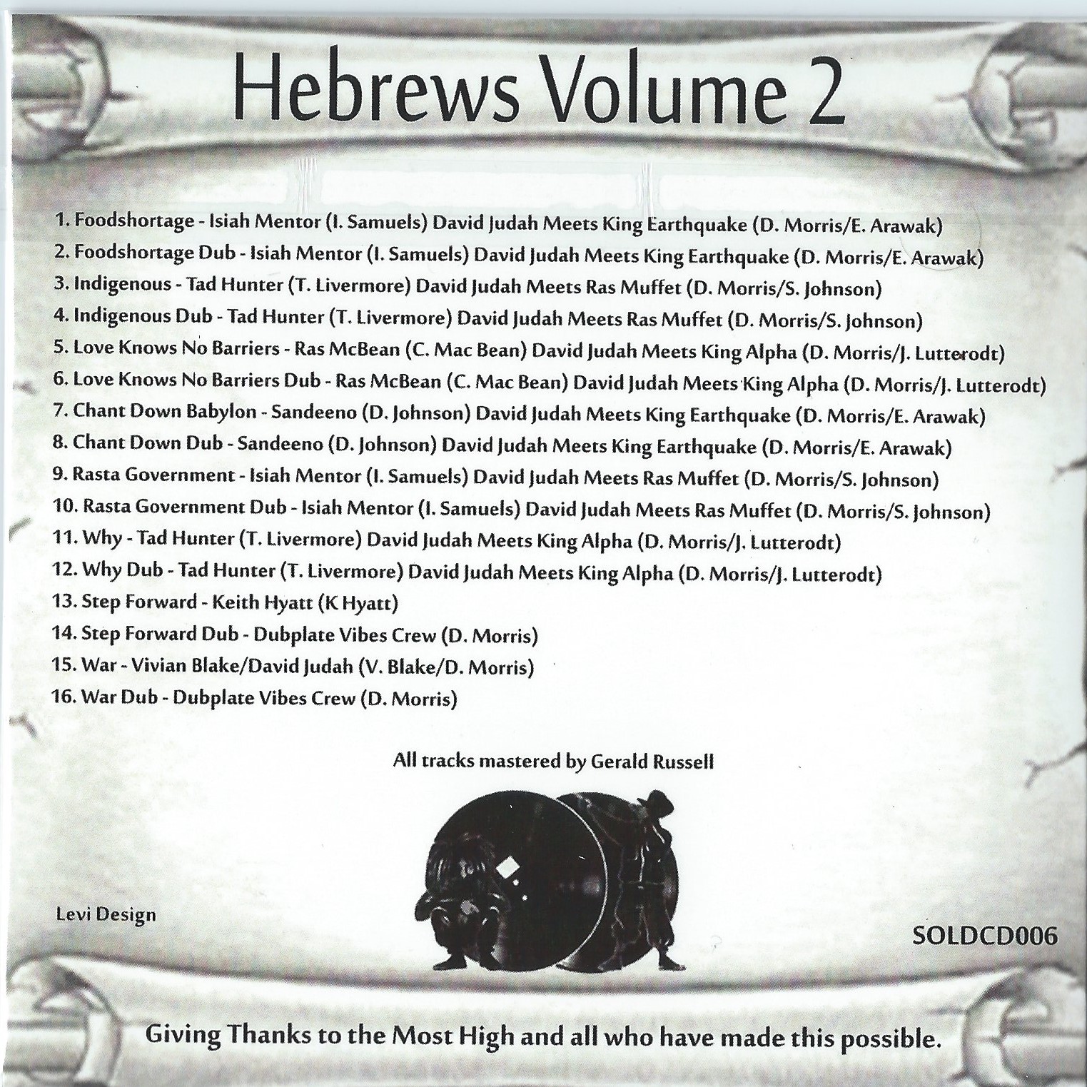 CD HEBREWS VOLUME 2