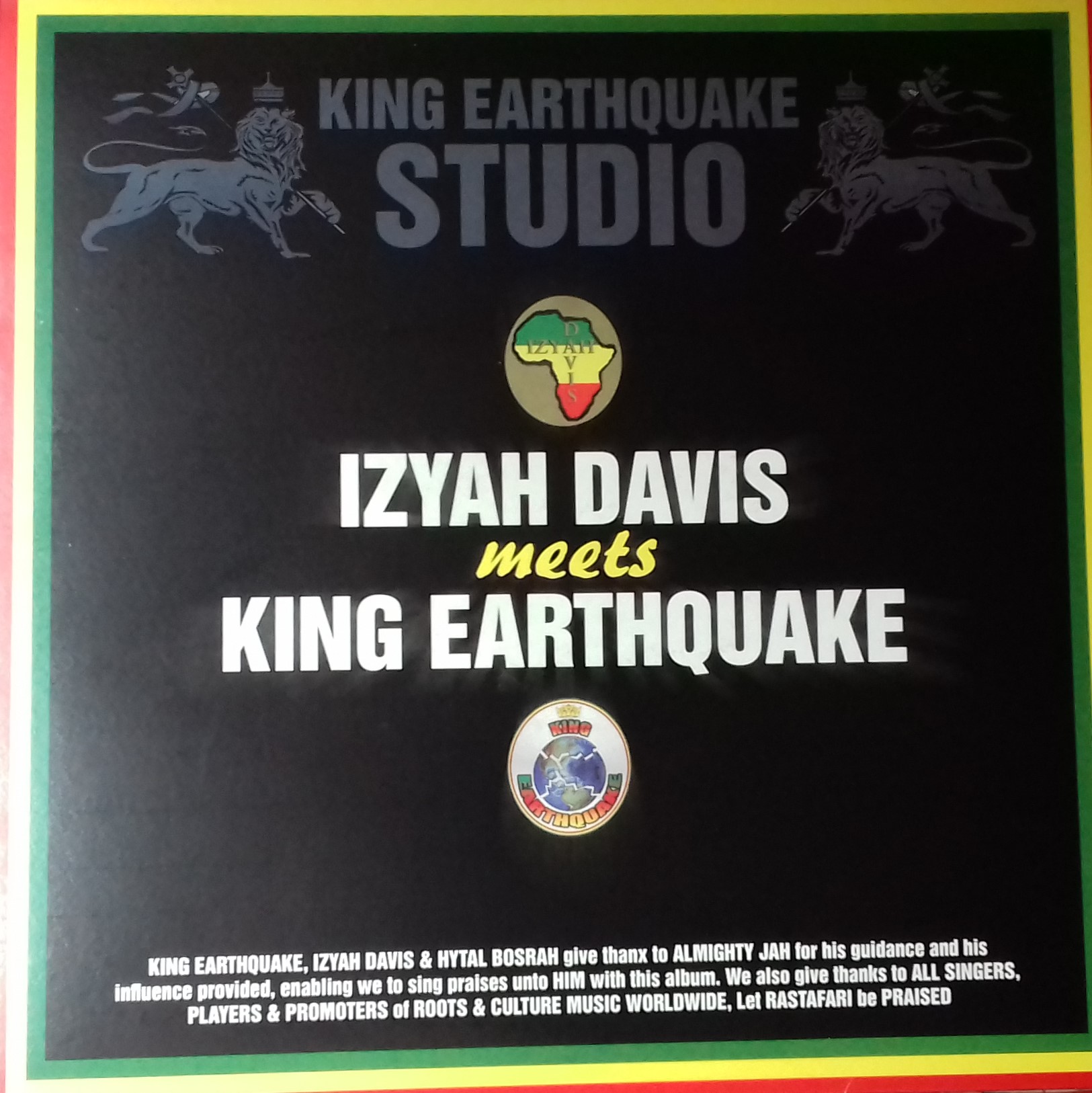 LP IZYAH DAVIS MEETS KING EARTHQUAKE