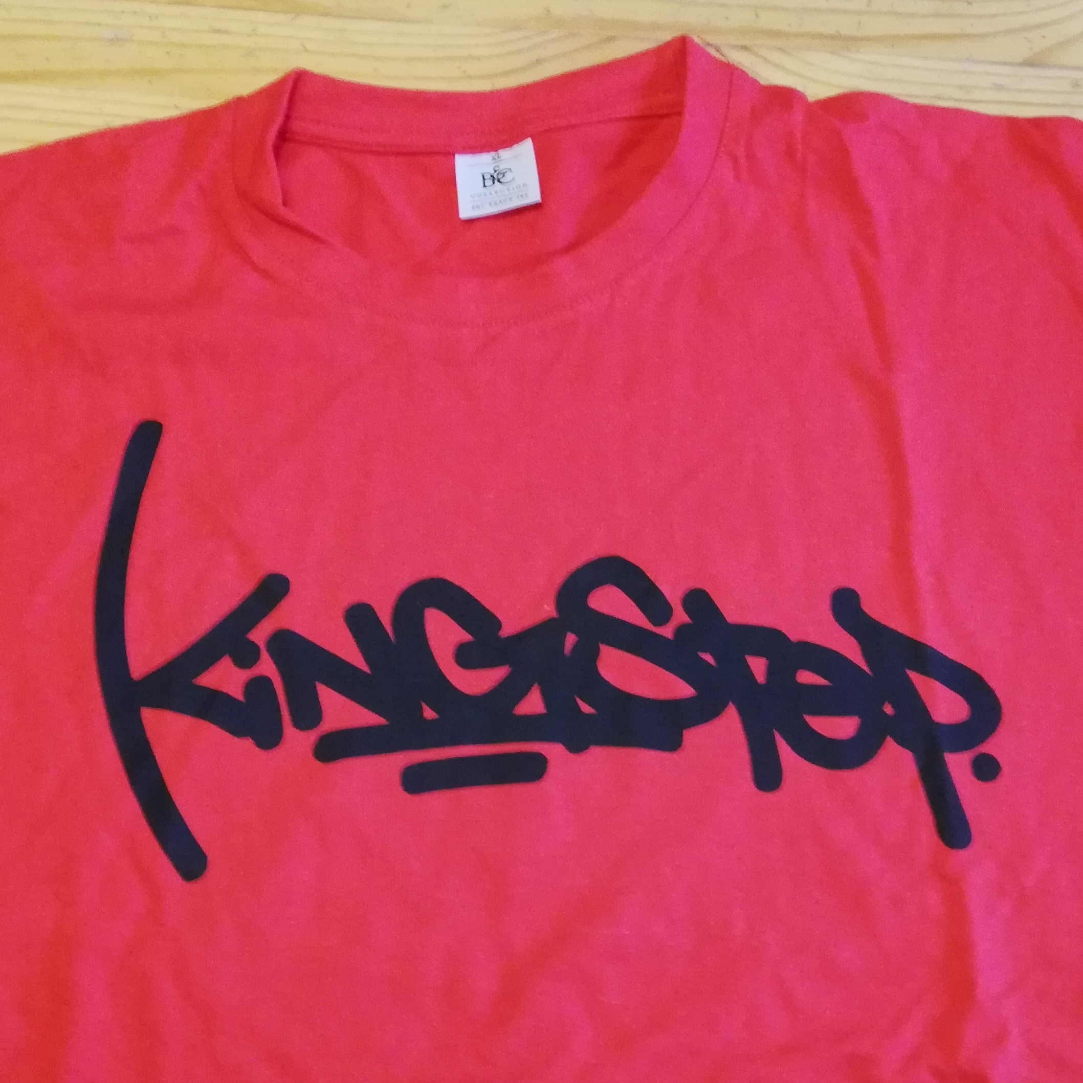 T-SHIRT KINGSTEP EXTRA LARGE RED