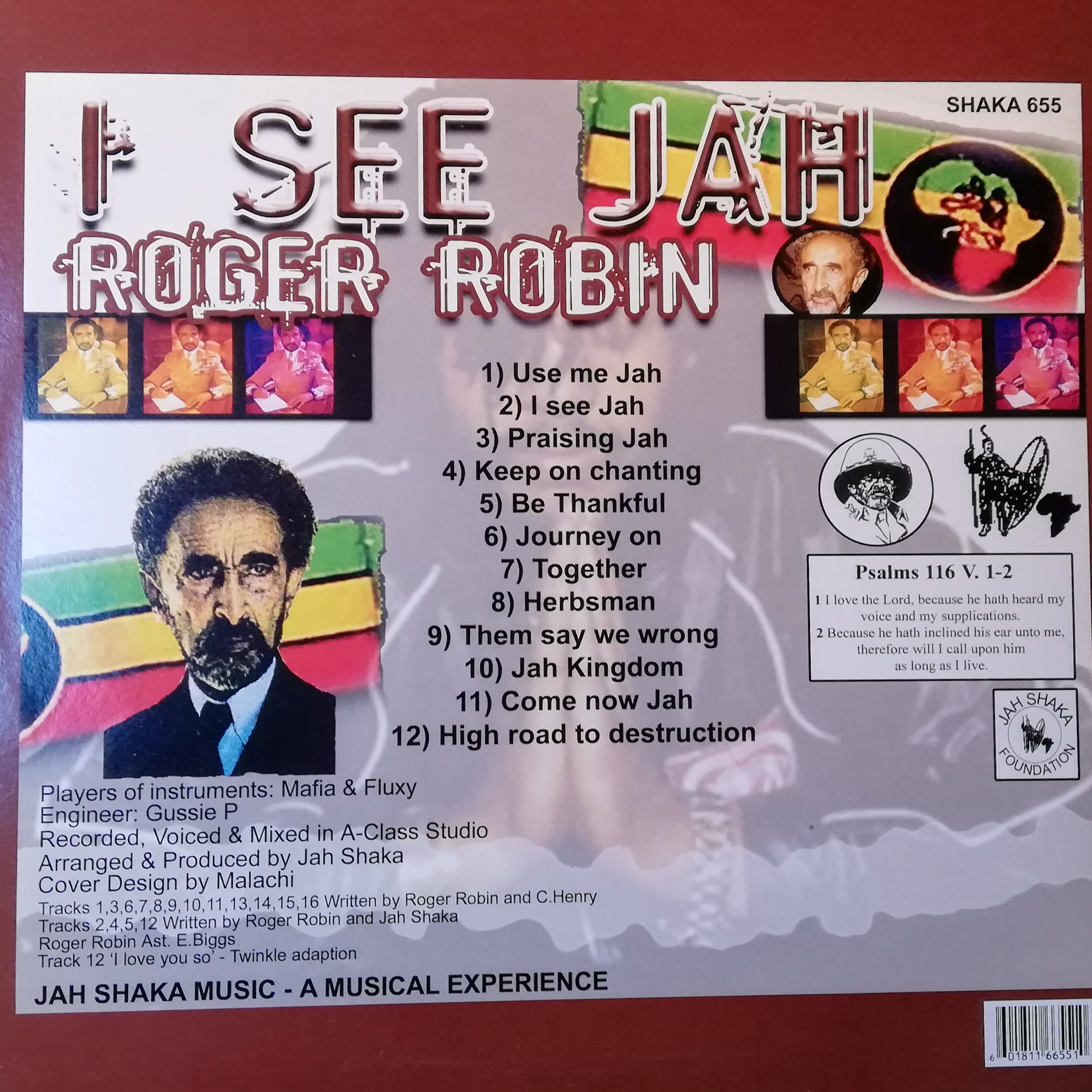 LP ROGER ROBIN - I SEE JAH
