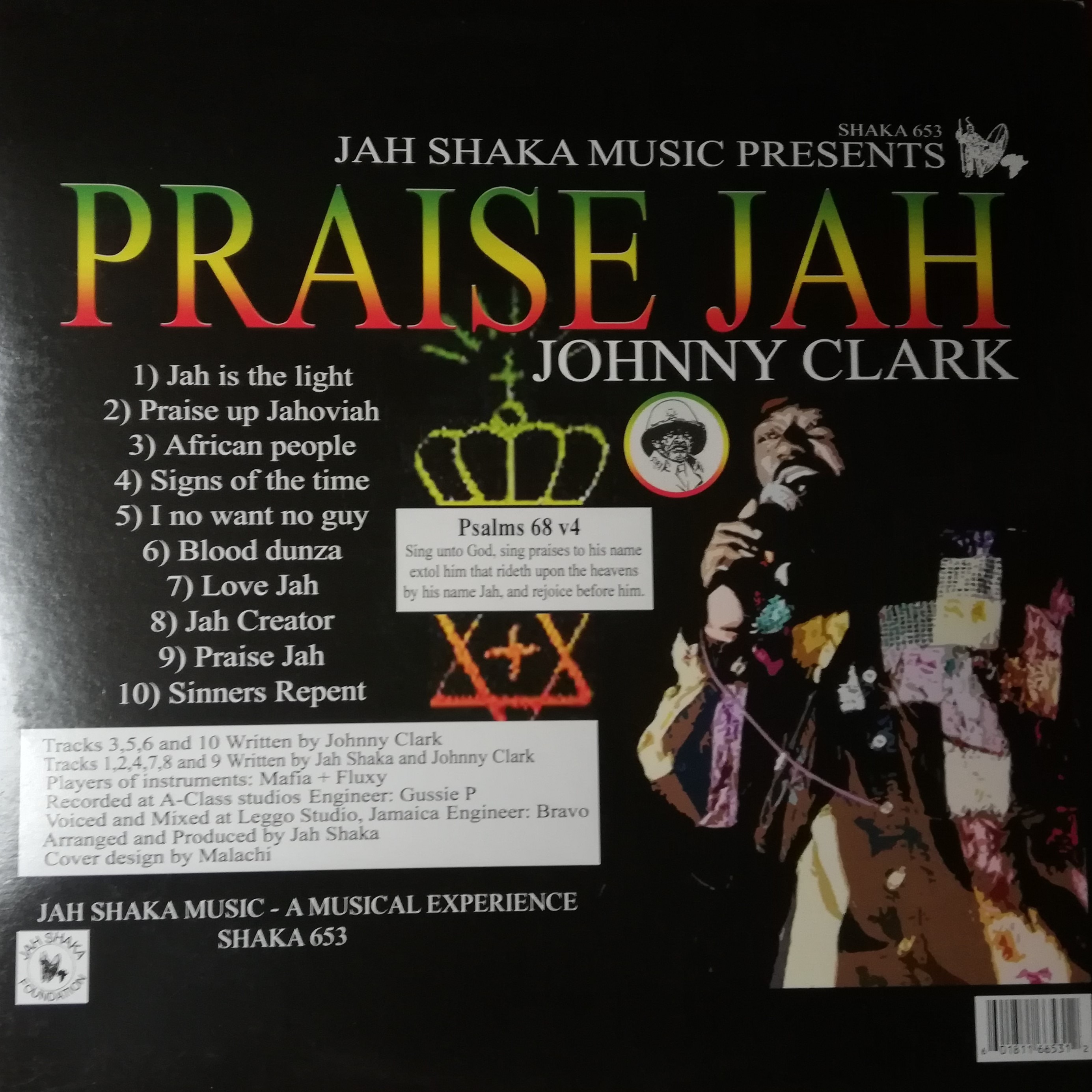LP JOHNNY CLARKE - PRAISE JAH