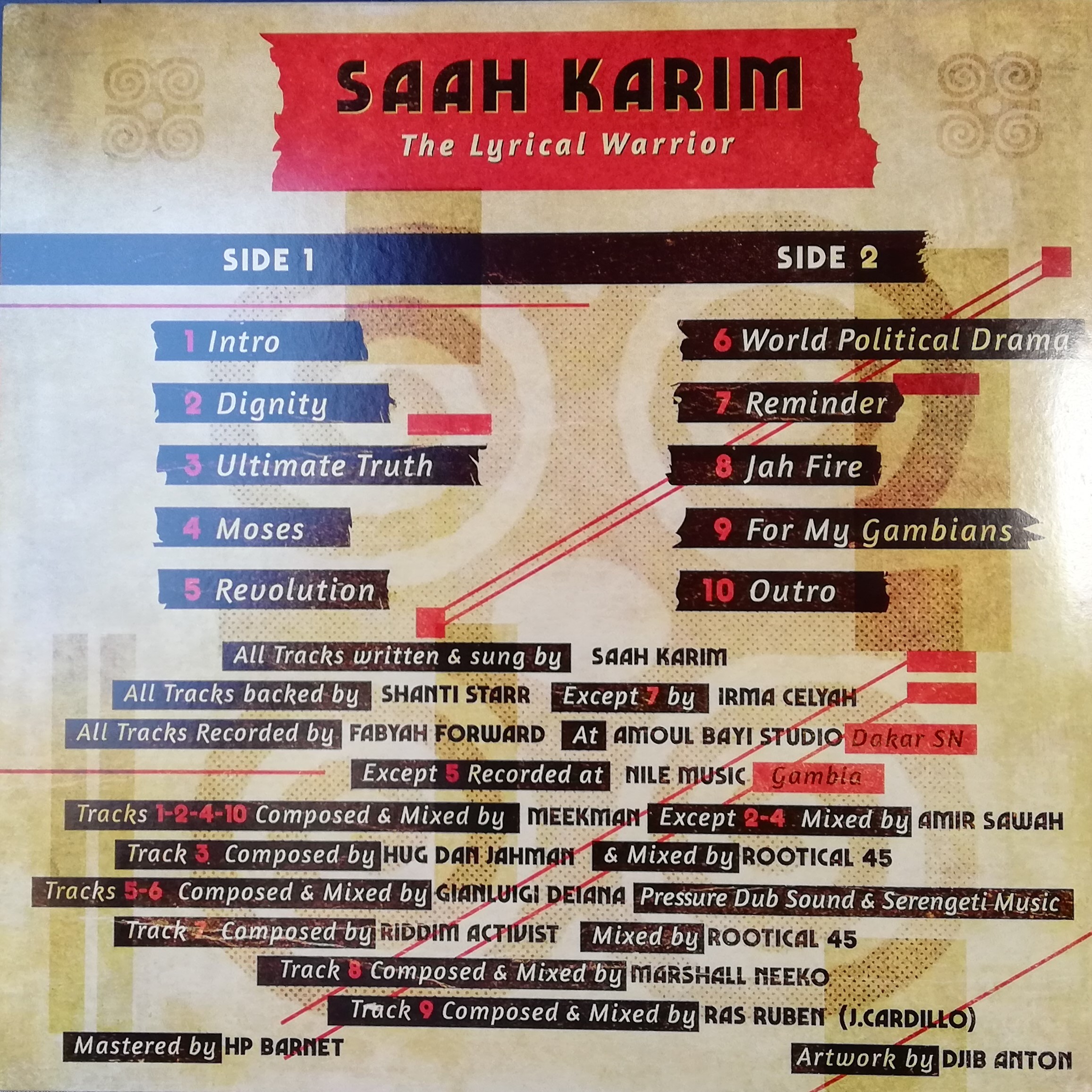 LP - SAAH KARIM - THE LYRICAL WARRIOR